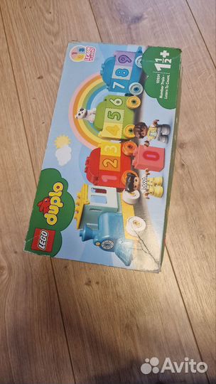 Lego duplo поезд с цифрами