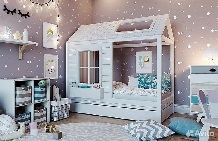 Кровать домик для детей