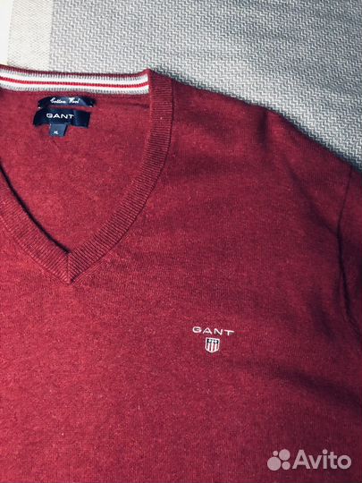 Gant джемпер XL/шерсть-хлопок