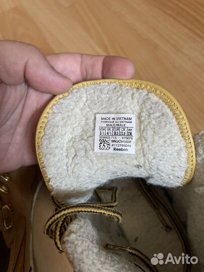 Кроссовки зимние reebok детские