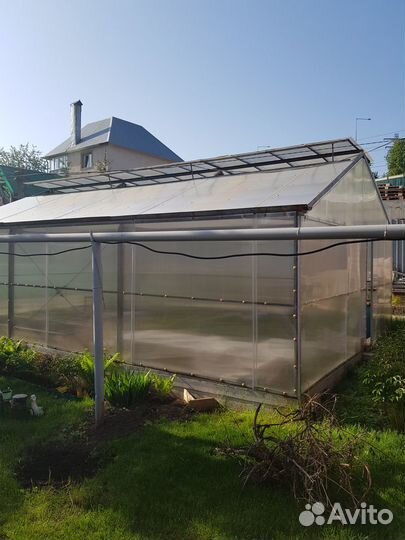 Металлическая теплица 6х6,5 м