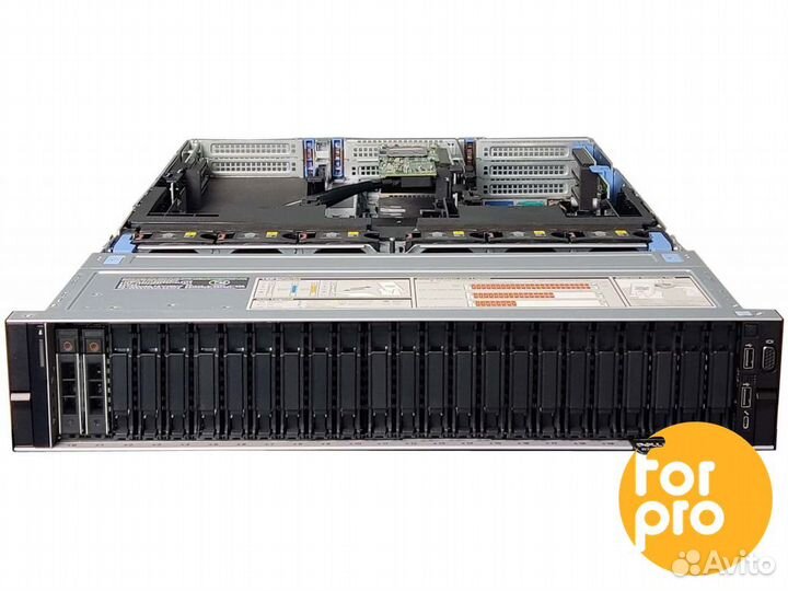 Сервер dell R740xd 24SFF 2x4215Sil 768GB, H730p