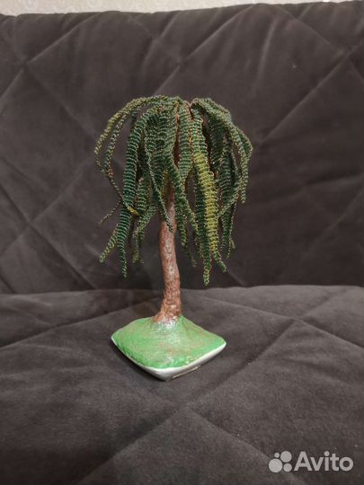 Деревья из бисера