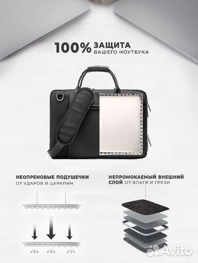 Сумка для ноутбука 15,6-17 дюймов