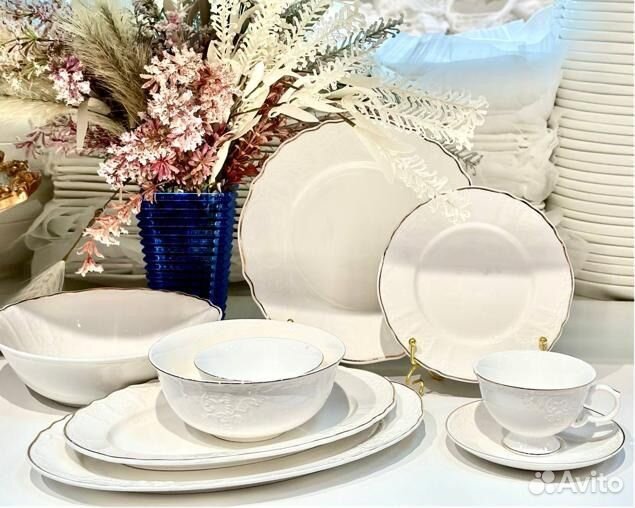 Чайно столовый сервиз 39 предметов