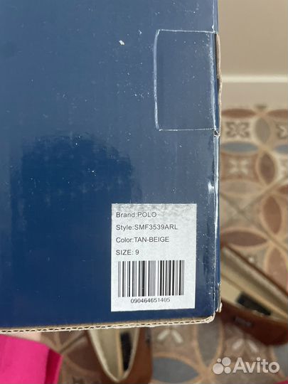 Мокасины мужские ralph lauren оригинал