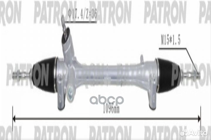 Рейка рулевая toyota auris (E150) 07-13 PSG3122