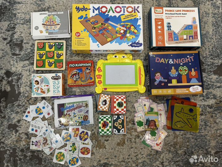 Детские развивающие настольные игры