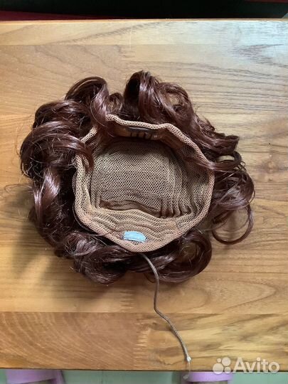 Волосы накладные шиньон искусственные
