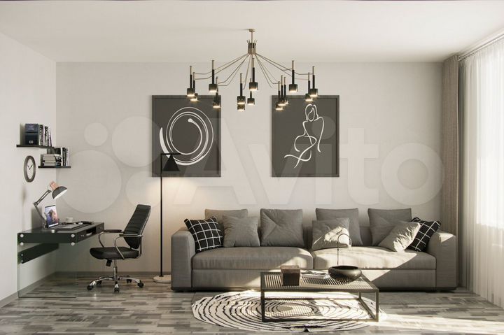 1-к. квартира, 45,7 м², 2/19 эт.