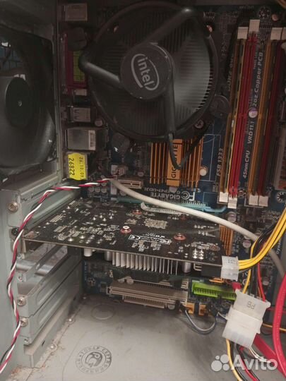 Комплект 775 мать + проц + оператива