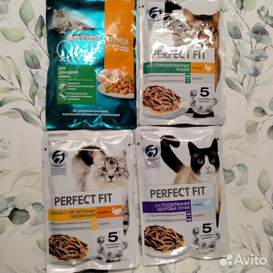Корм для кошек Perfect fit Purina one Дарлинг