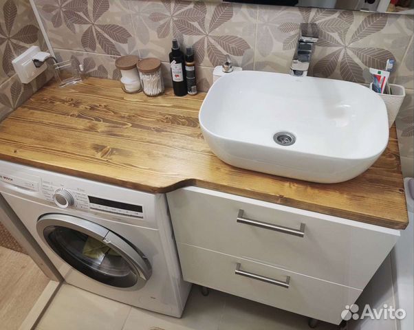 Столешница в ванну массив