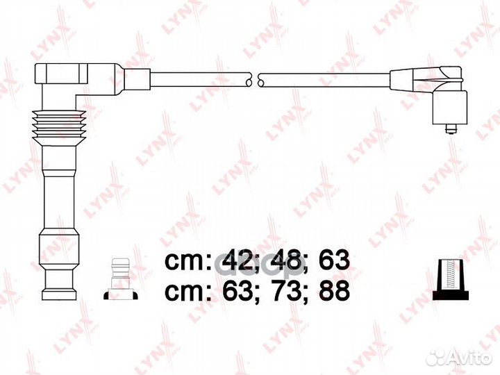 Комплект высоковольтных проводов (класс E) SPE5