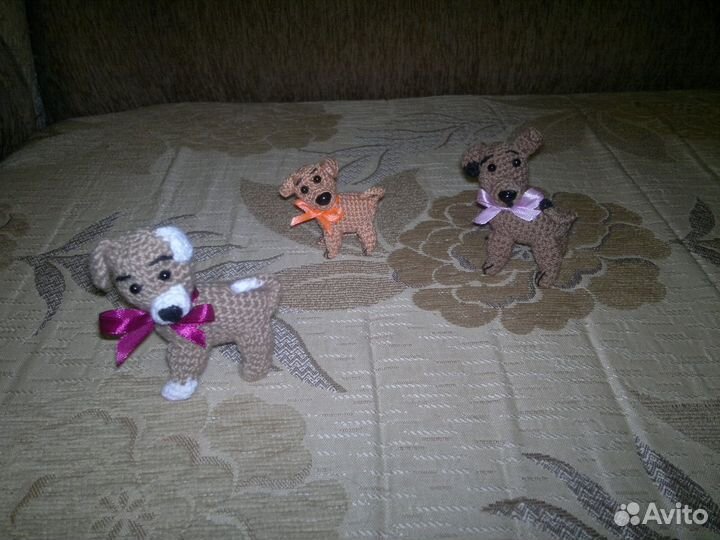 Вязаные игрушки ручной работы