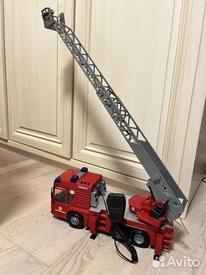 Машинки dickie toys самосвал и пожарная