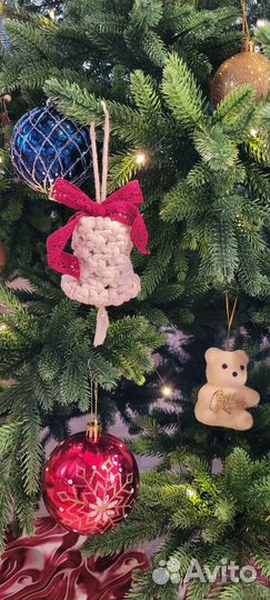 Колокольчик - подарок (макраме)