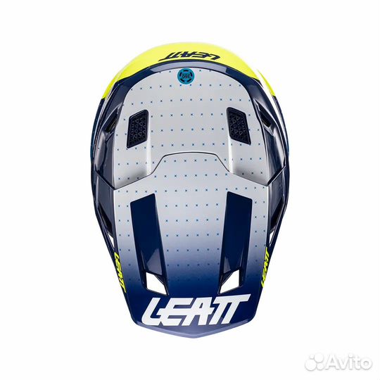 Очки + Шлем Leatt Moto 8.5 Helmet Kit Blue Yellow