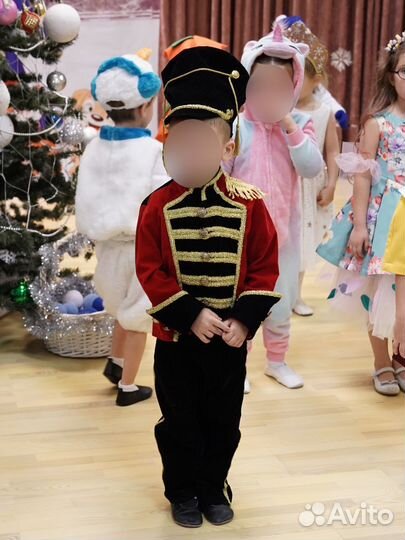 Новогодний костюм оловянный солдатик щелкунчик