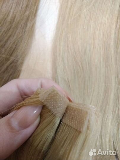 Волосы на лентах трессах для заколок натуральные