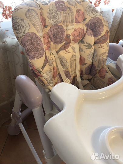 Детский стульчик для кормления happy baby
