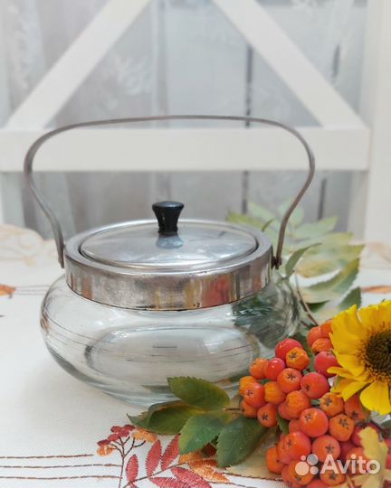 Сахарница стекло СССР