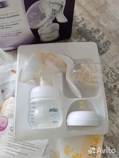 Молокоотсос avent ручной