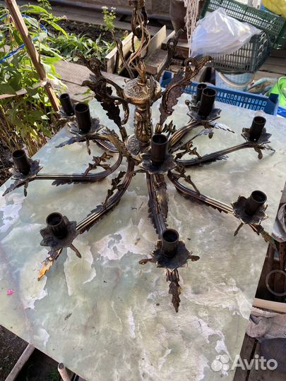 Бронза люстра СССР