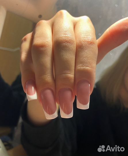 Маникюр с покрытием, наращивание