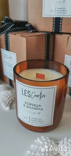 Свечи из соевого воска