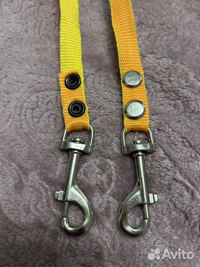 Поводок-сворка двойной для собак