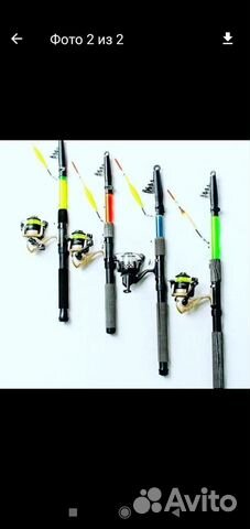 Удочка телескопическая с кольцами