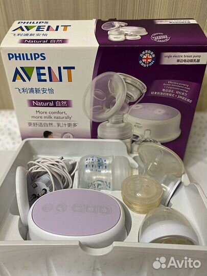 Молокоотсос avent электрический