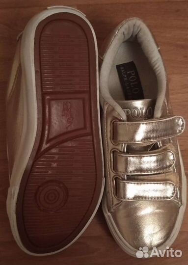 Кожаные кеды для девочки