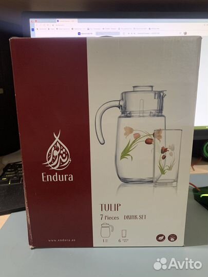 Набор кувшин и стаканы