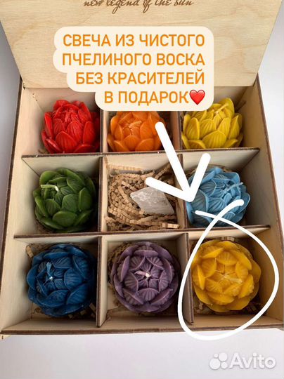 Подарочный набор свечей