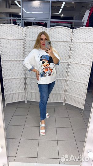 Кофта со стразами турция 50-62