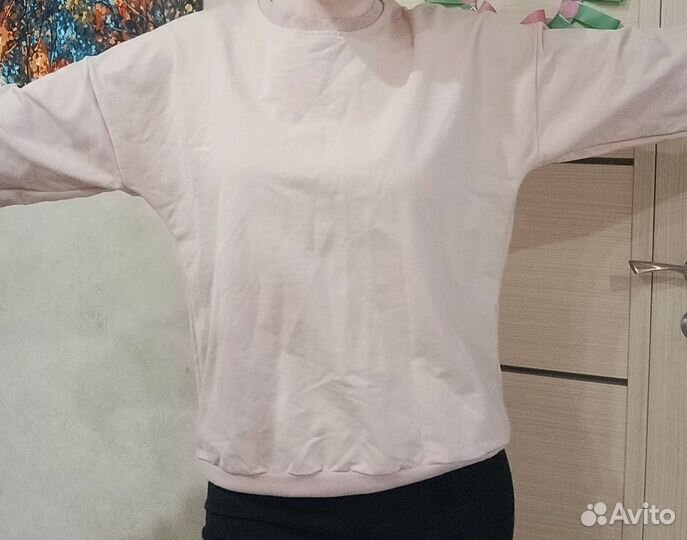 Свитшот светло-розовый