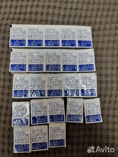 Линзы контактные acuvue oasys 1 day -4.00 8.5