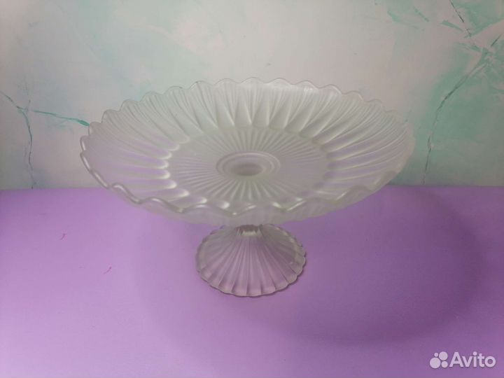 Ваза для фруктов царская на ножке