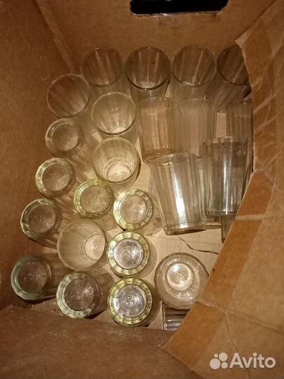 Стопки, стаканы, вазочки