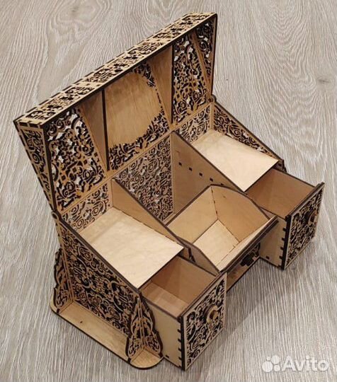 Деревянная шкатулка большая (фанера)