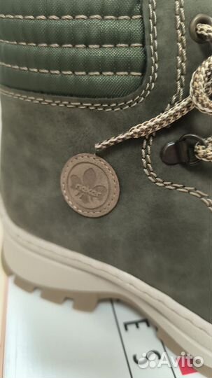 Ботинки жен зеленые зима , арт X9334-54