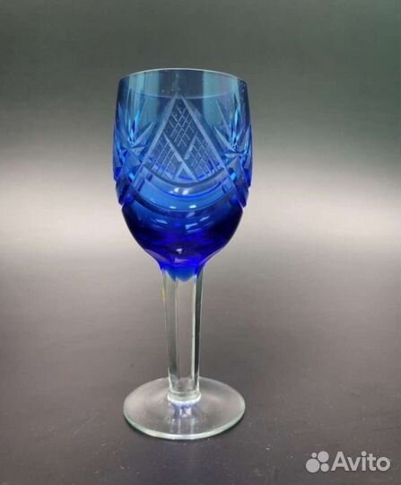 Фужеры синее стекло СССР