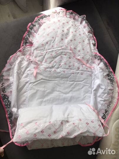 Конверт для выписки из роддома для девочки