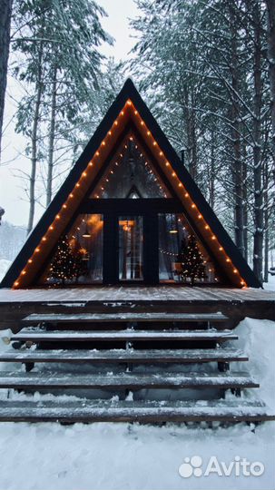 Каркасный дом А-фрейм