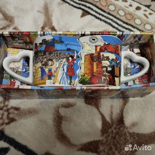 Кружки подарочные для влюбленных из Азербайджана