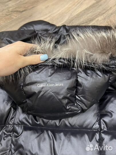 Пуховик женский calvin klein оригинал
