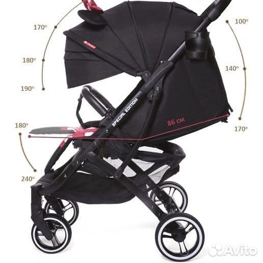 Коляска прогулочная Jetem Lavida Dearest до 22 кг