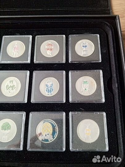 Наборы монет серебро